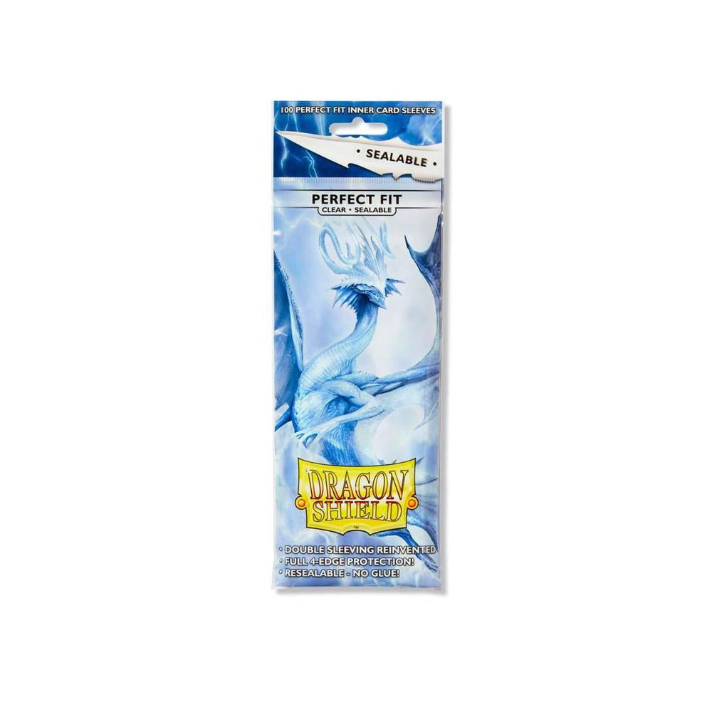 Dragon Shield Clear Sealable Perfect Fit Sleeves Standard Size (100 pieces)