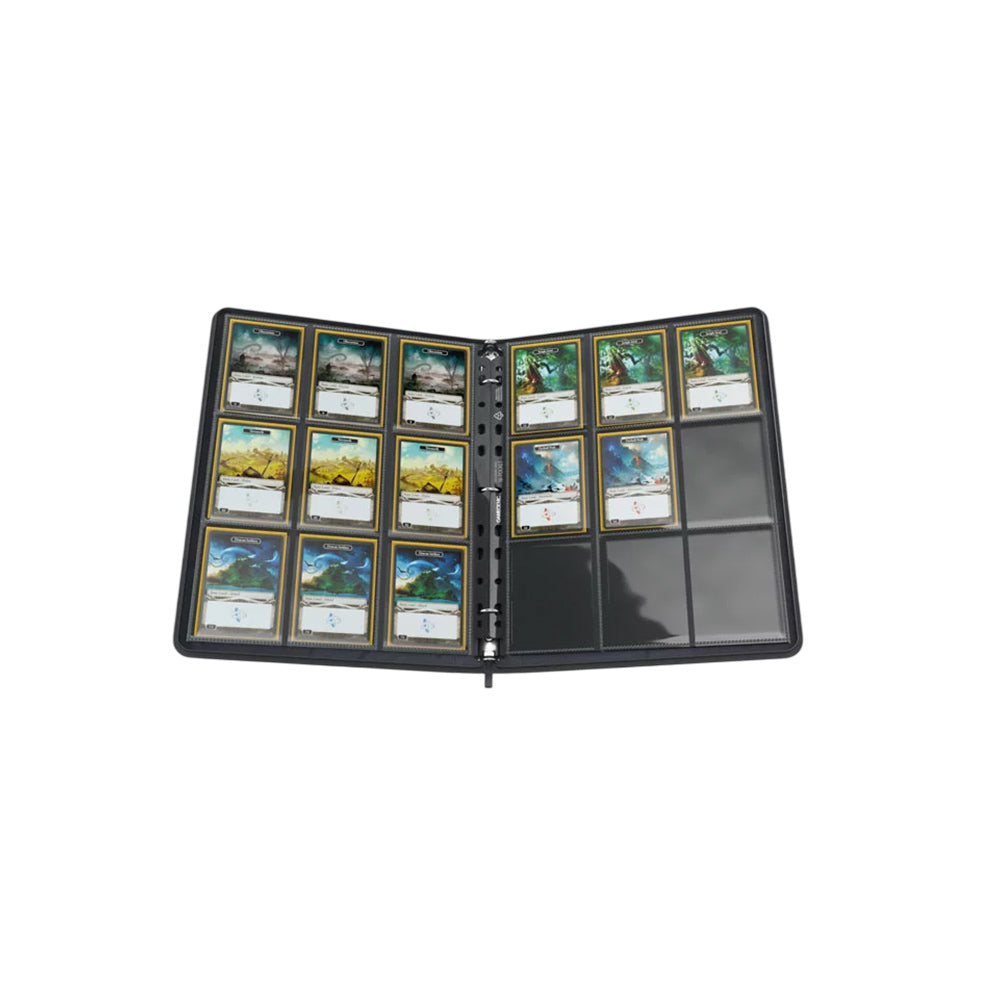Gamegenic Zip up ring Slim binder Black