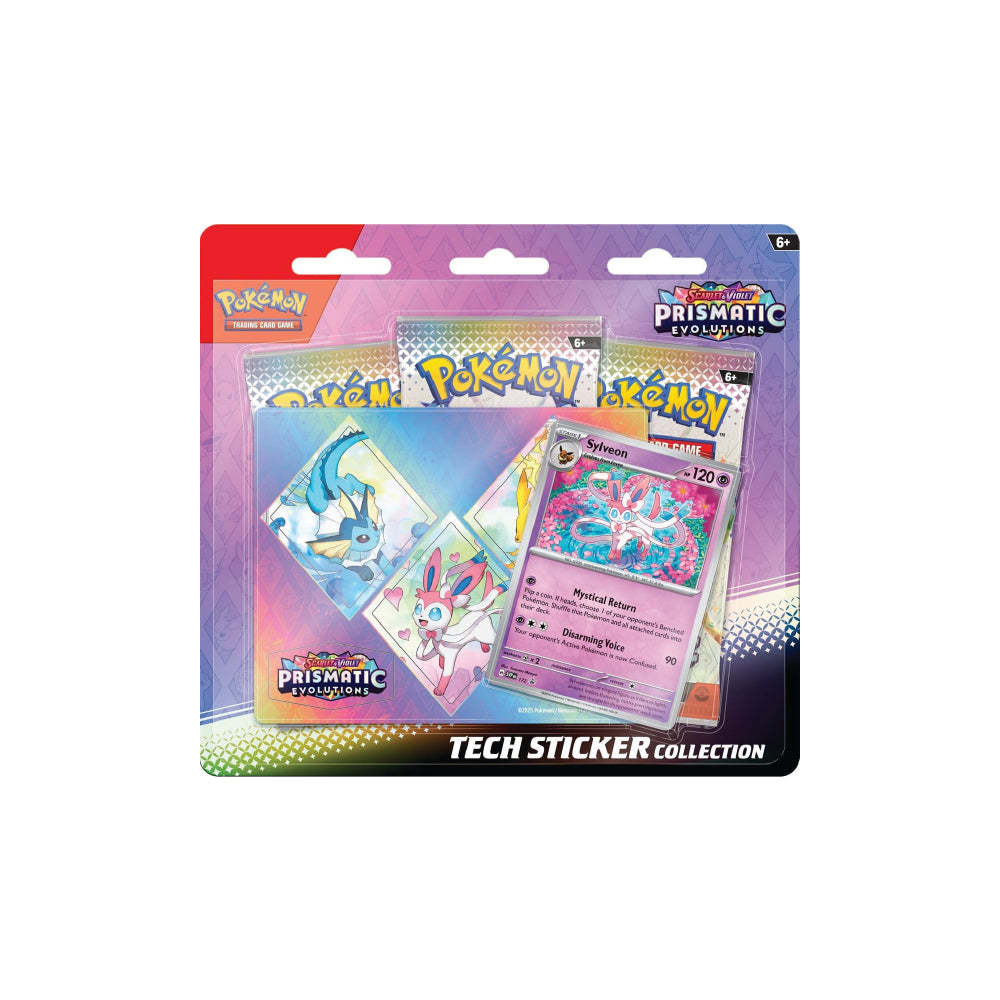 Pokemon - Scarlet & Violet Prismatic Evolutions Tech Sticker Collection
