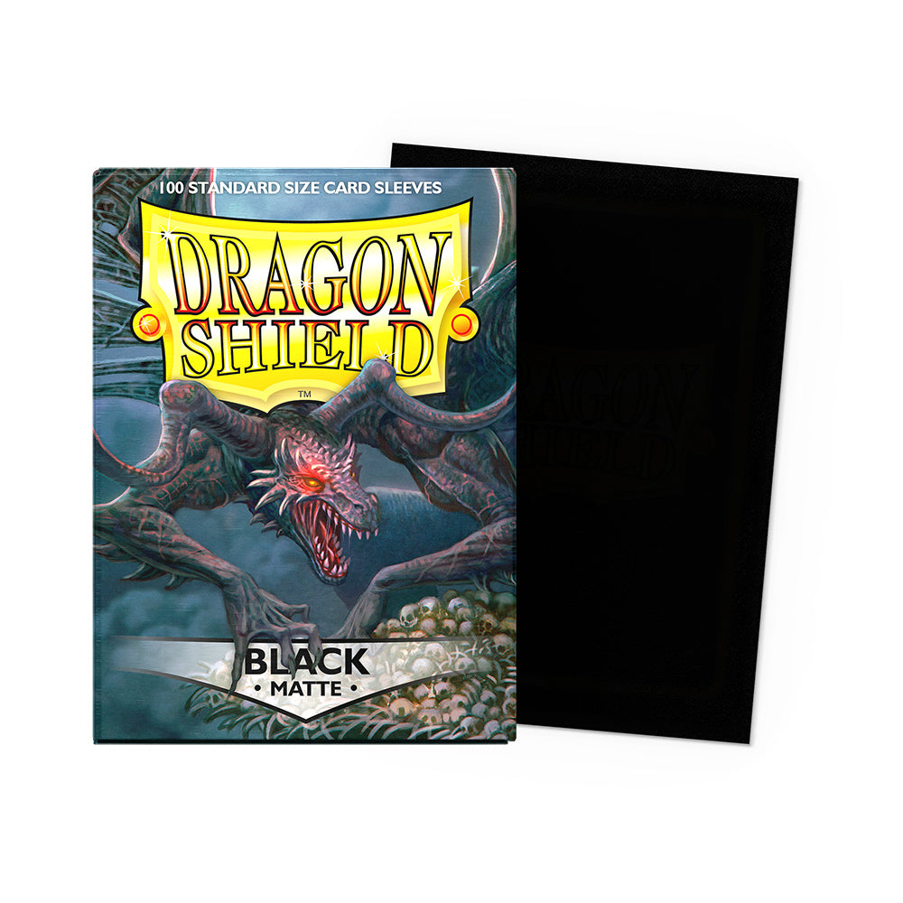 Dragon Shield Standard Sleeves [Matte] Black