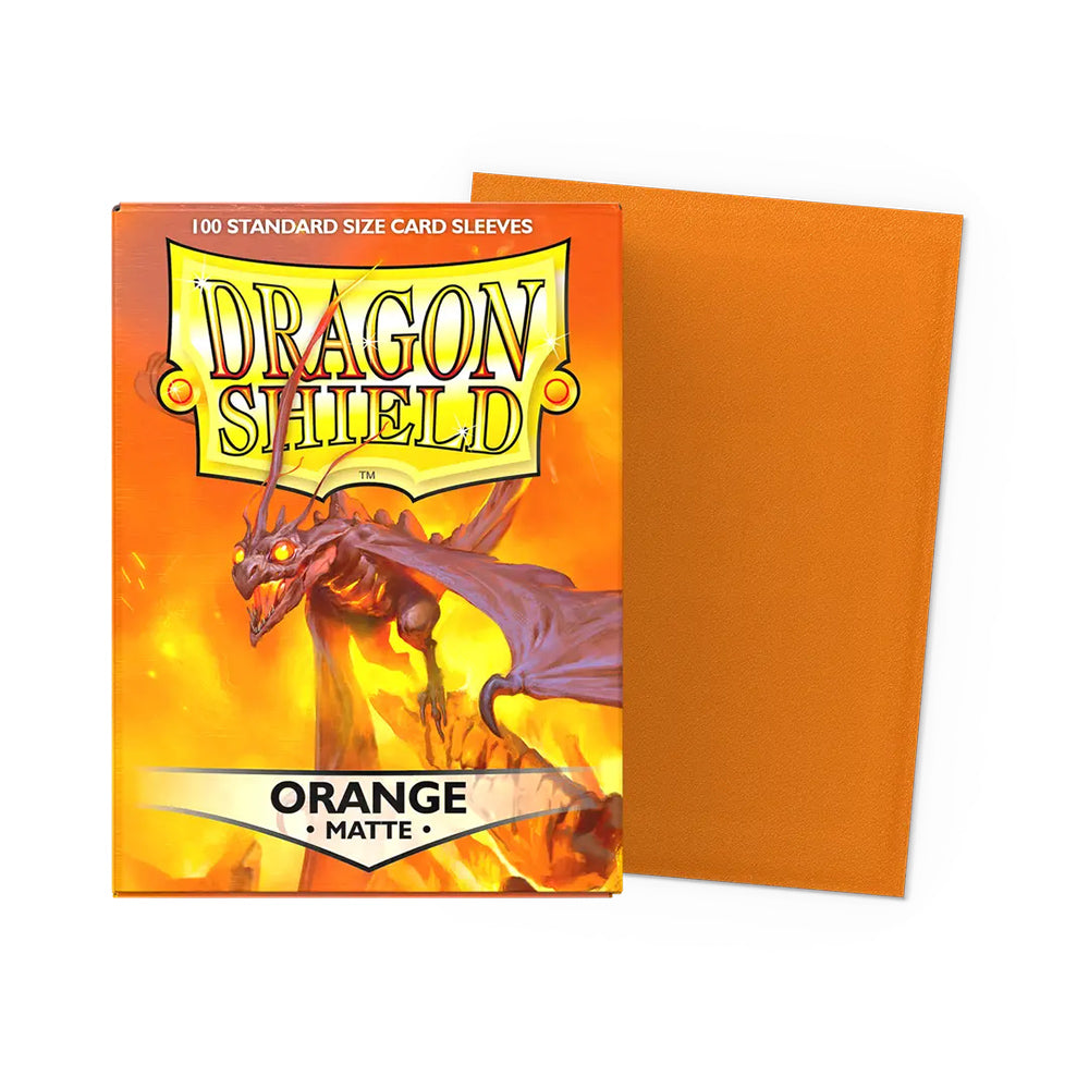 Dragon Shield Standard Sleeves [Matte] Orange