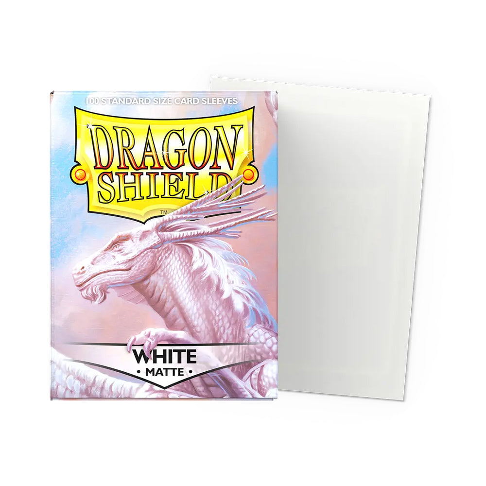 Dragon Shield Standard Sleeves [Matte] White