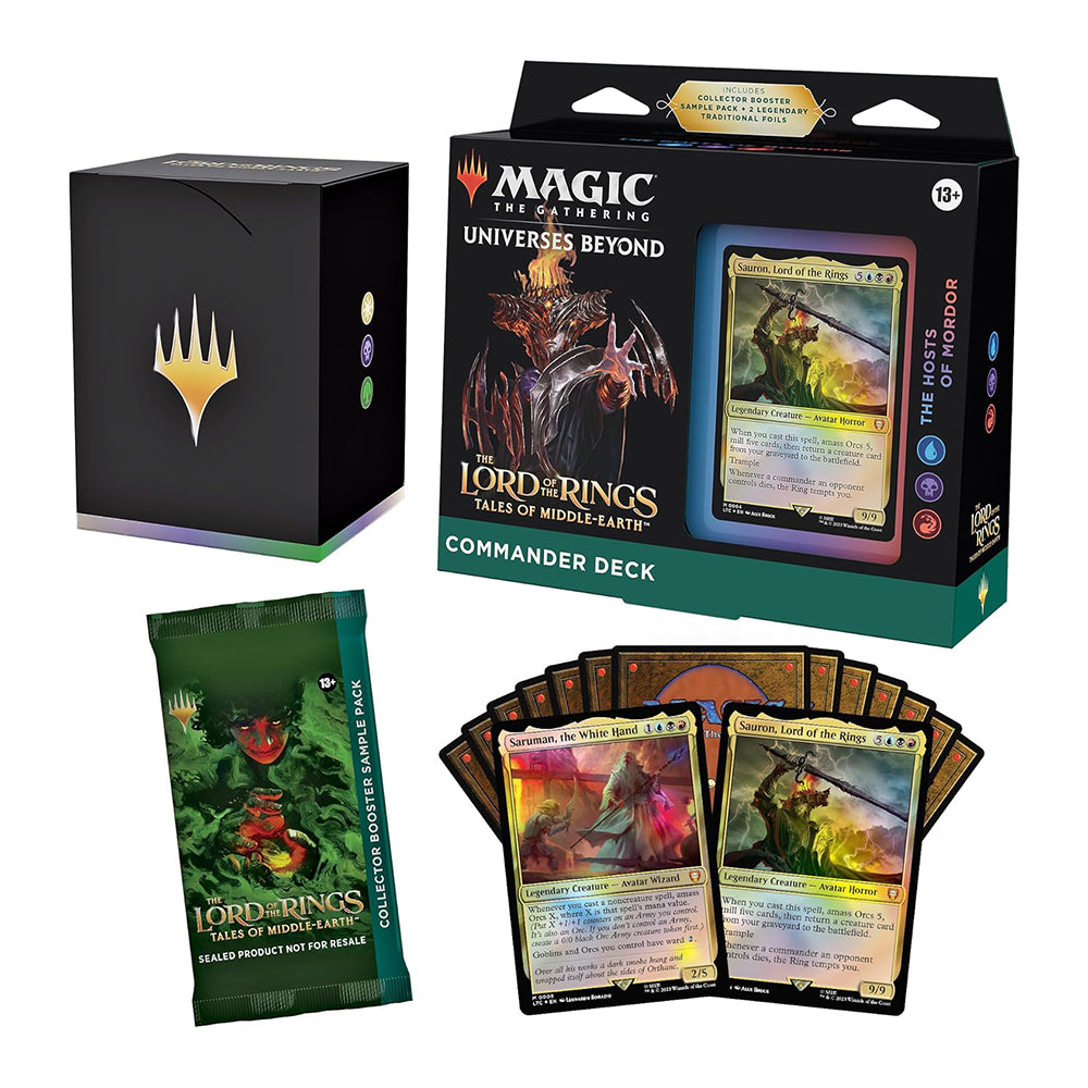 Magic: The Gathering – The Lord of the Rings: Tales of Middle-Earth Commander Deck Display (4 Decks)