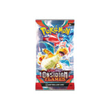Paket Pokémon Obsidian Flames vsebuje 10 naključnih kart, osnovno energijo ter kodo za Pokémon TCG Online