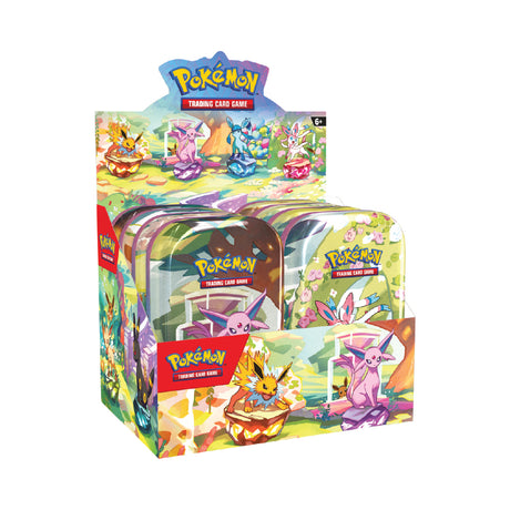 Pokemon - Scarlet & Violet Prismatic Evolutions Mini Tin Display