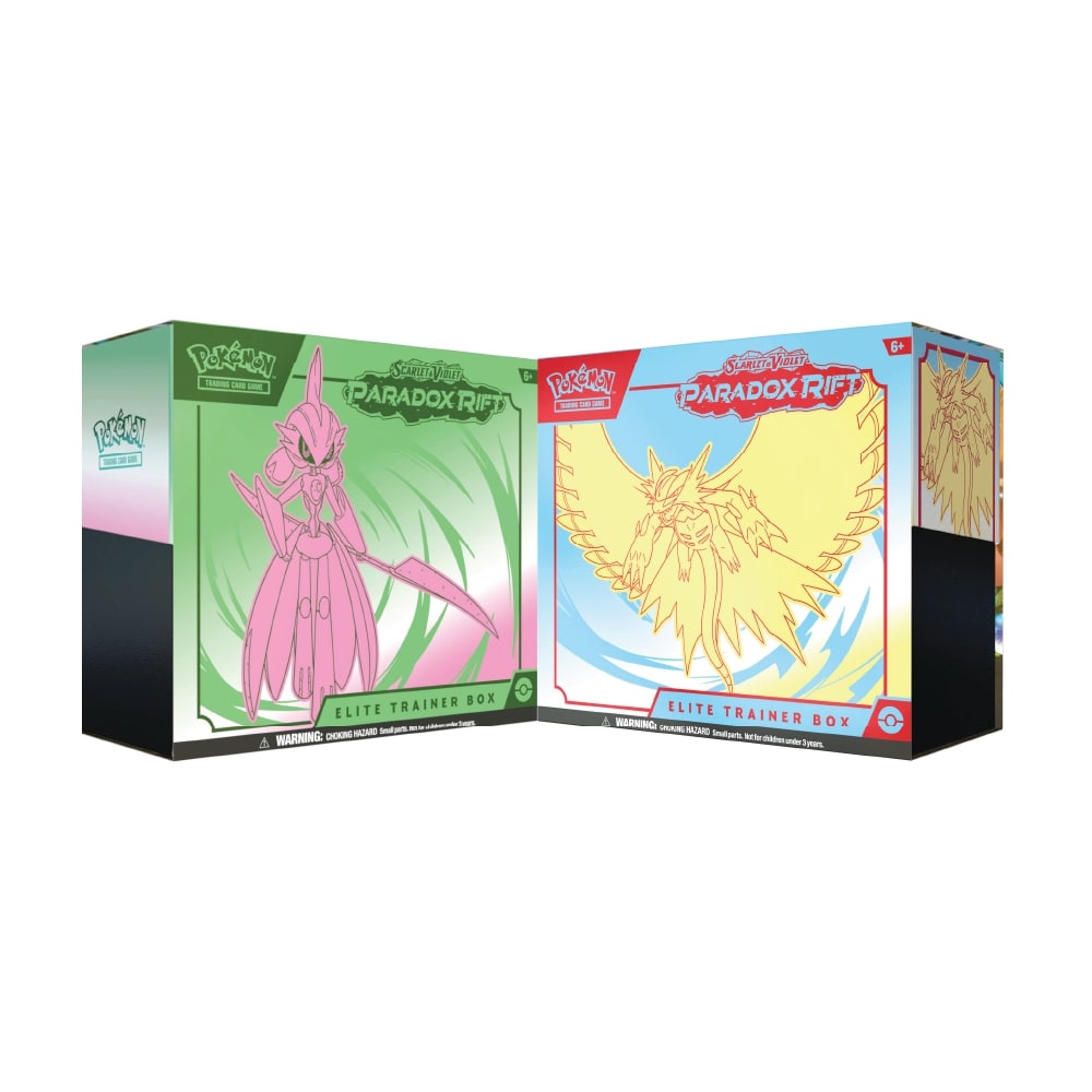 Pokémon Elite Trainer Box z 9 booster paketi, 65 ovitki za karte, VSTAR markerjem in škatlo za zbirateljske karte.