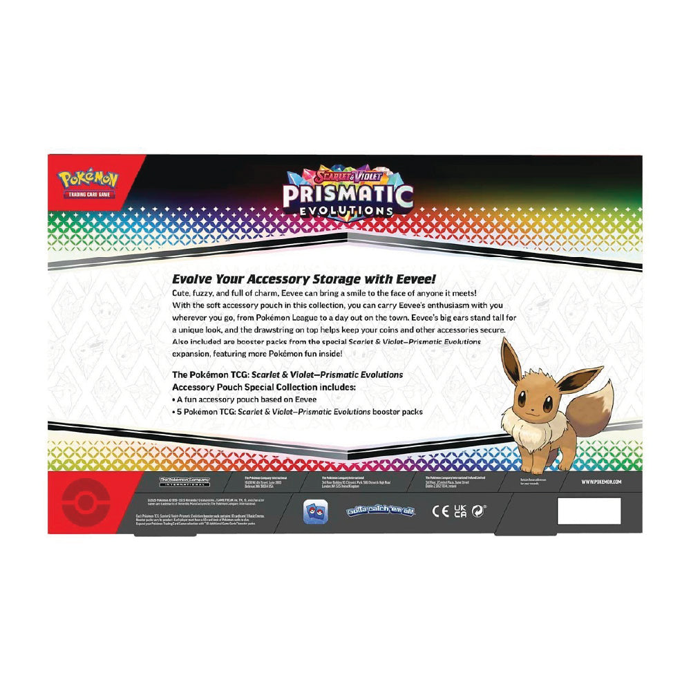 Pokemon - Scarlet & Violet Prismatic Evolutions Accessory Pouch Collection